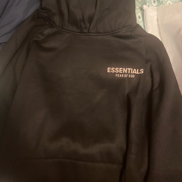 Fear of God black essentials hoodie - Picture 2 of 4